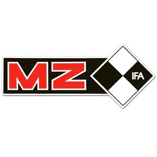 Aufkleber / Emblem / Schriftzug "IFA MZ" Tank rechte Seite MZ ETZ 125, ETZ150, ETZ250, ETZ251, ETZ301