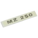 Aufkleber / Emblem / Schriftzug "MZ 250" gold...